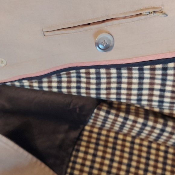 Trench coat Tan,London Fog, size L - Picture 3 of 10